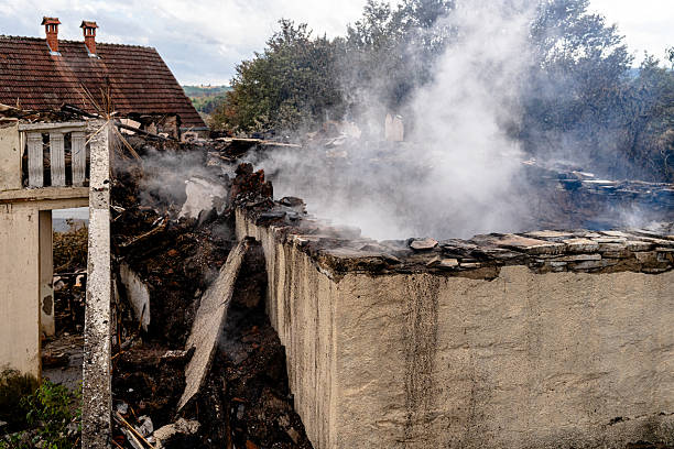 Professional Fire Damage Assessment technician working in Erwinna, PA